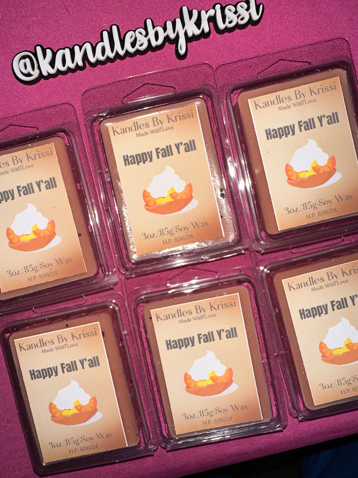 2024 Fall Collection Soy Wax Melts